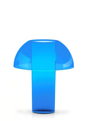 lampe i blå til bord